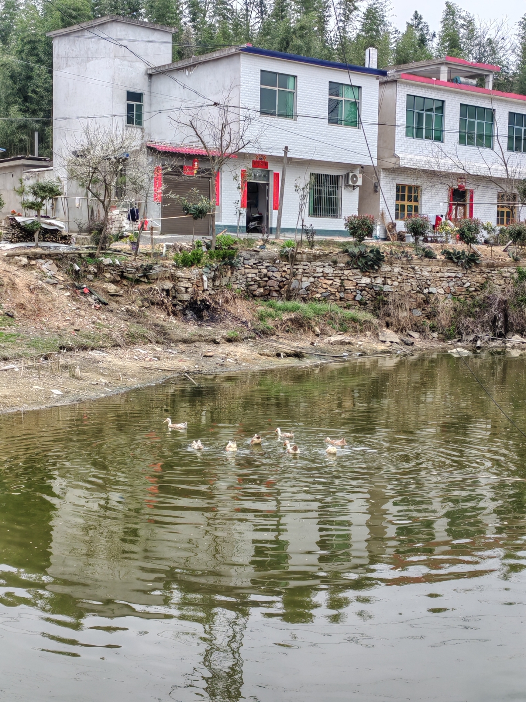 浠水灵光寺旁的农家小院