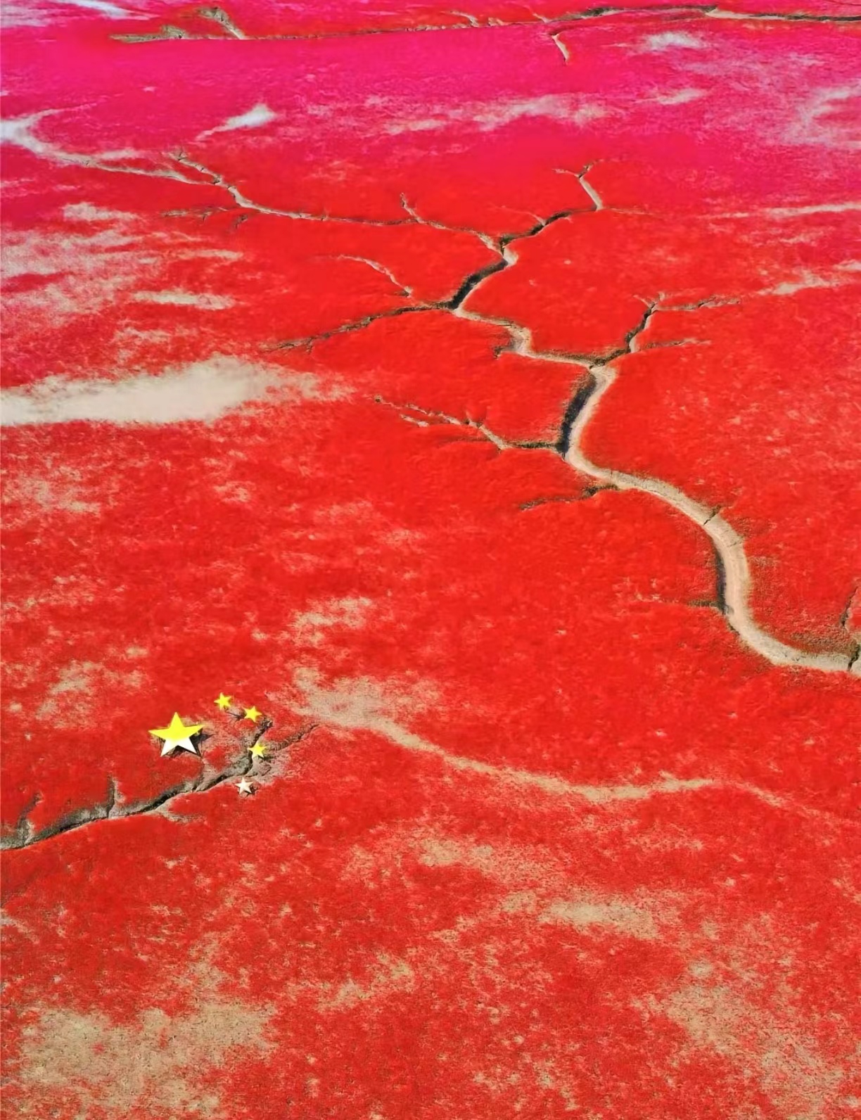 五一假期一定要去的景点攻略推荐——中国最美红海岸线湿地海滩