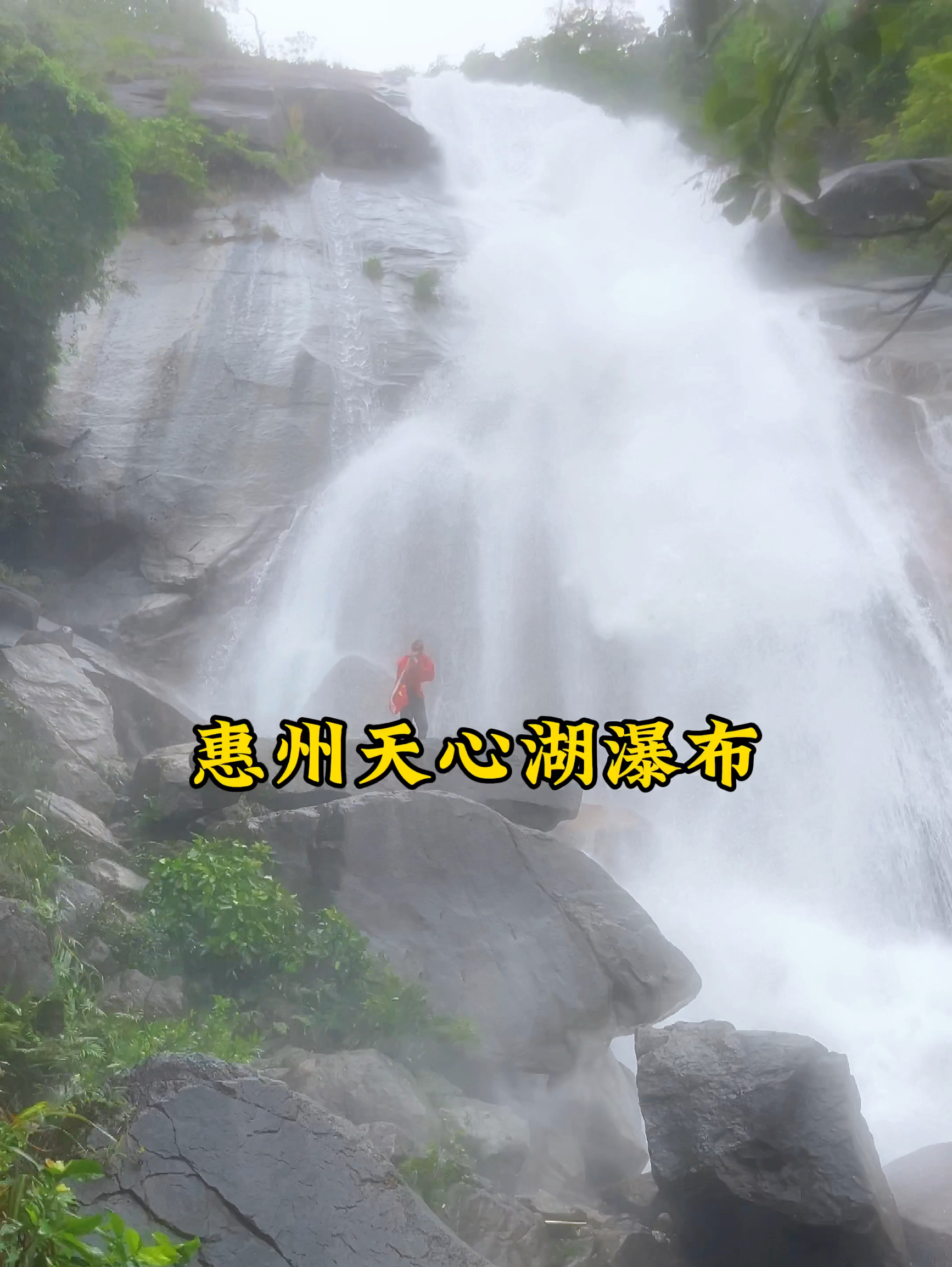 惠州天心湖，接仙桥仙境，又到了看瀑布的最佳时期，赶紧过来拍大片吧#旅行推荐官 #瀑布