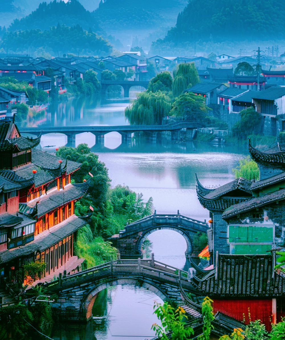 兴平古镇是漓江畔最美的古镇之一