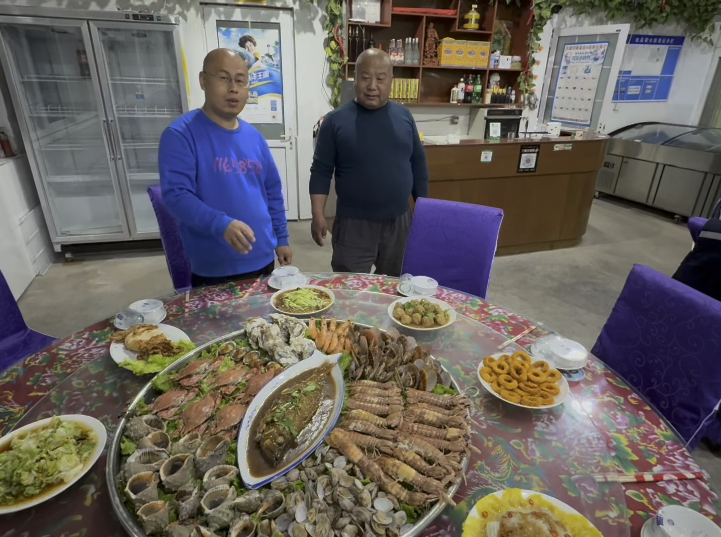辽宁东戴河海趣渔家，240每人的真实餐标，8种不同种类海鲜