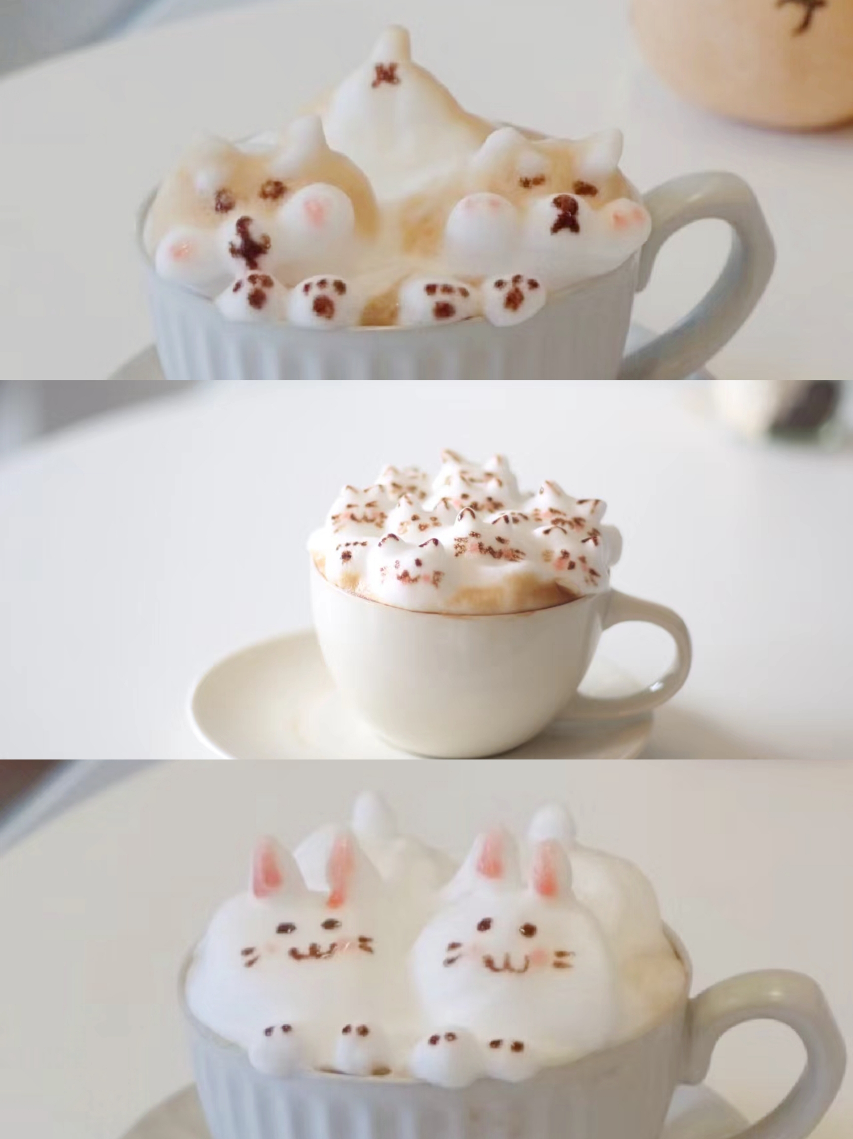 长沙也有3D立体咖啡了！我们就要喝奶呼呼的可爱咖啡！