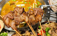 天全县土墩墩仔姜兔火锅餐厅图片