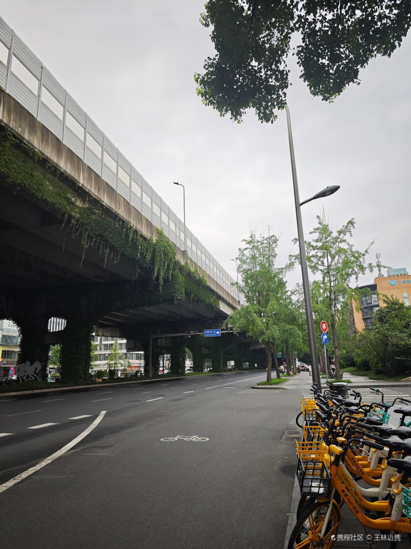 二环高架和高升桥路街景