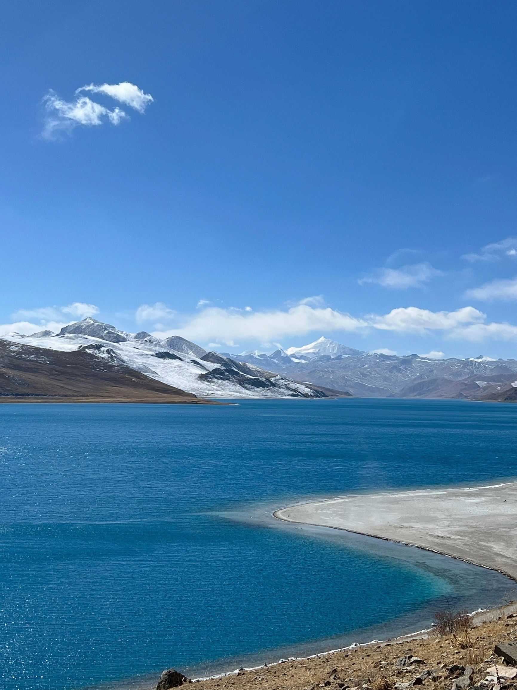 西藏｜羊湖真的美哭了，一定要天气好的时候来