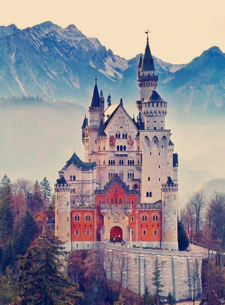 童话里的城堡，古建筑大赏：新天鹅堡