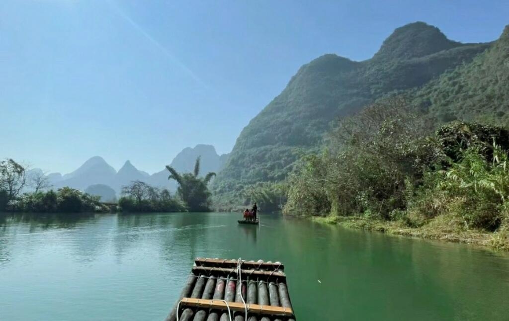 遇龙河秘境探幽：夏棠码头至骥马码头的竹筏漂流