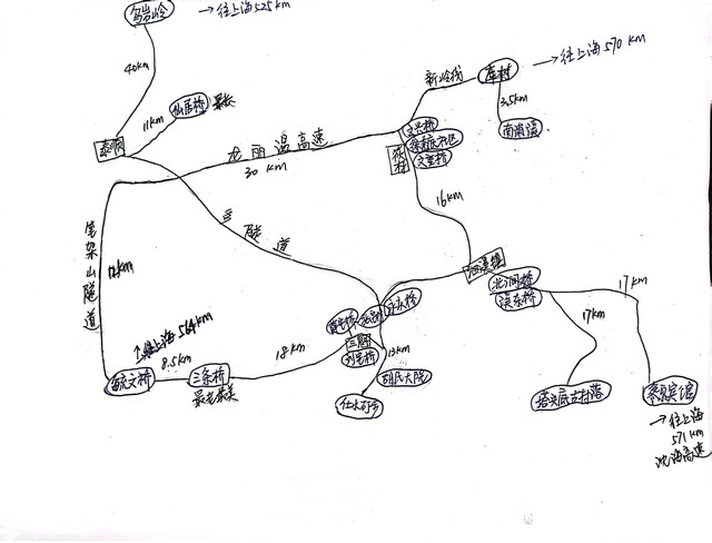 泰顺廊桥手绘图片