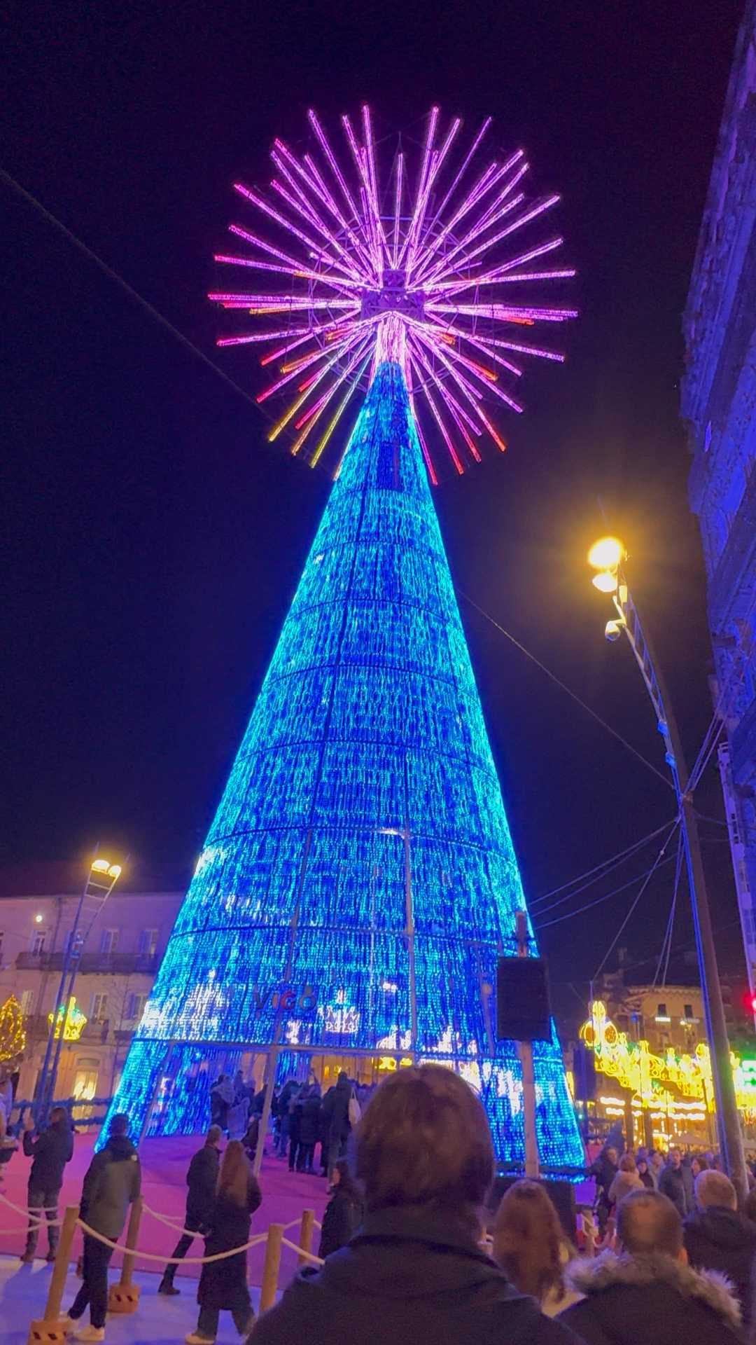 西班牙最重磅的5大圣诞灯光秀城市之一维戈Vigo