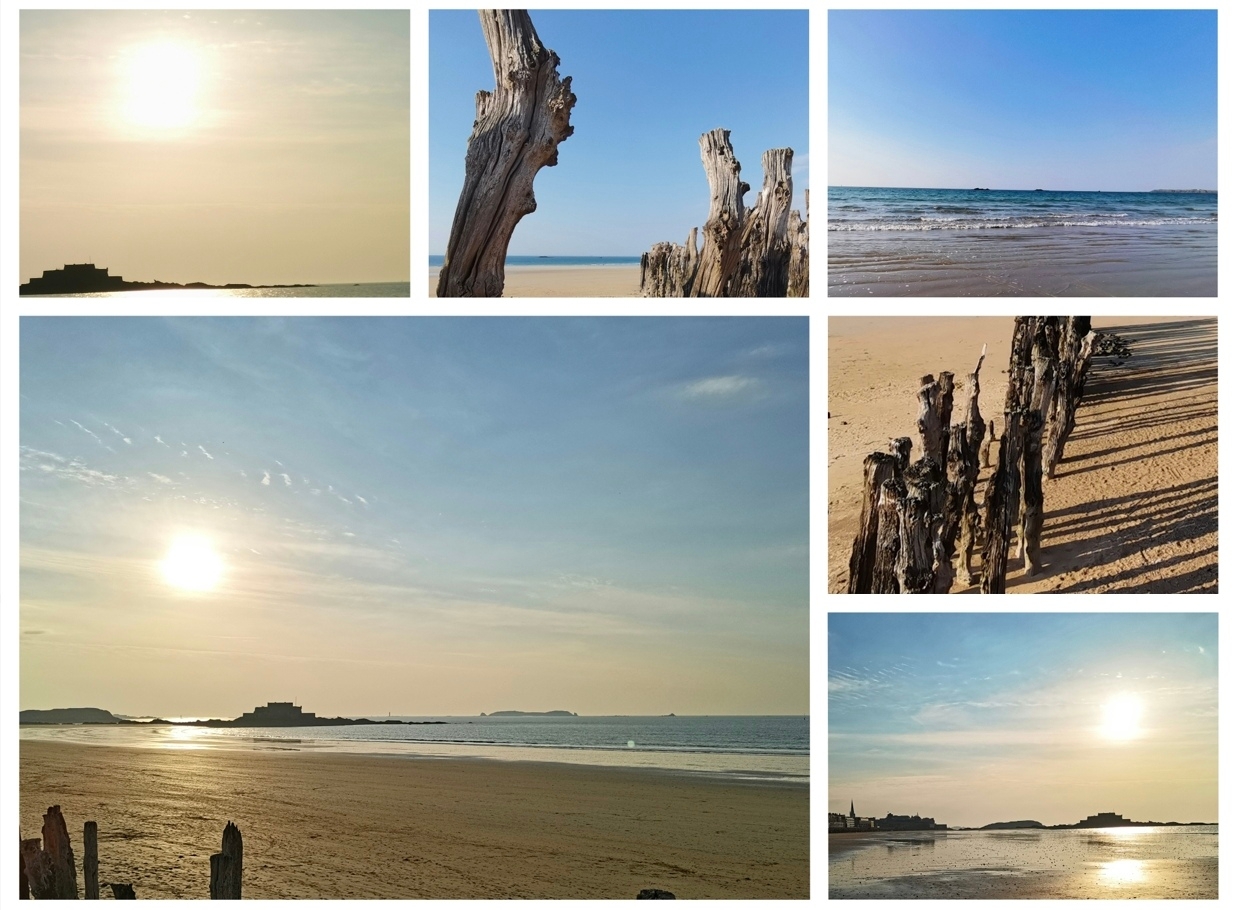 法国超美海滩——圣马洛西永海滩