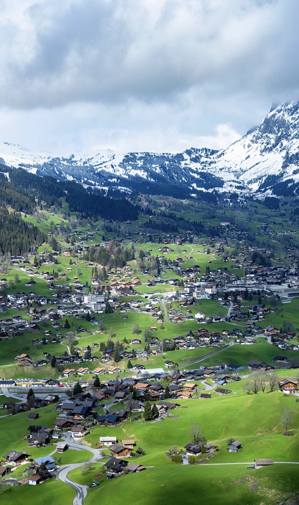 遇见治愈系风景 在瑞士雪山脚下悠然漫步