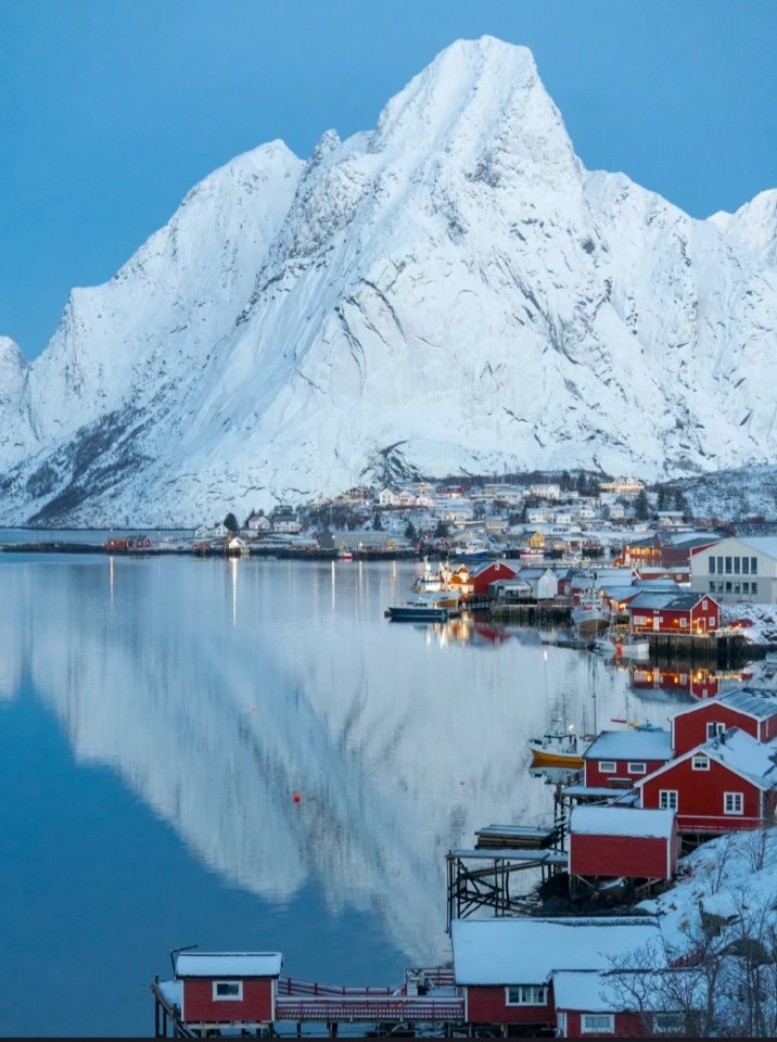 来自挪威的信 这次挪威之旅拍的一些空镜，感受蓝调 吧。 #海外最美旅拍 #冬日漫游指南