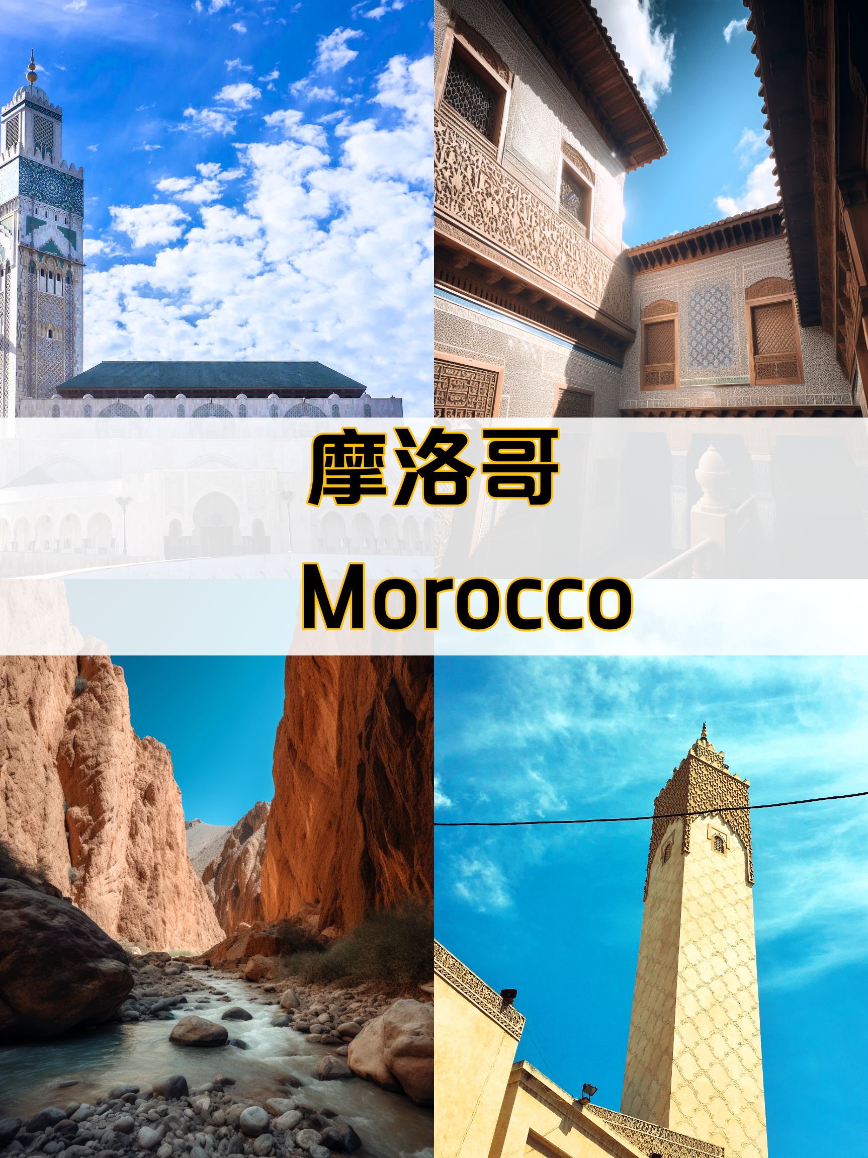 摩洛哥❗8天行程建议 看过再走👍