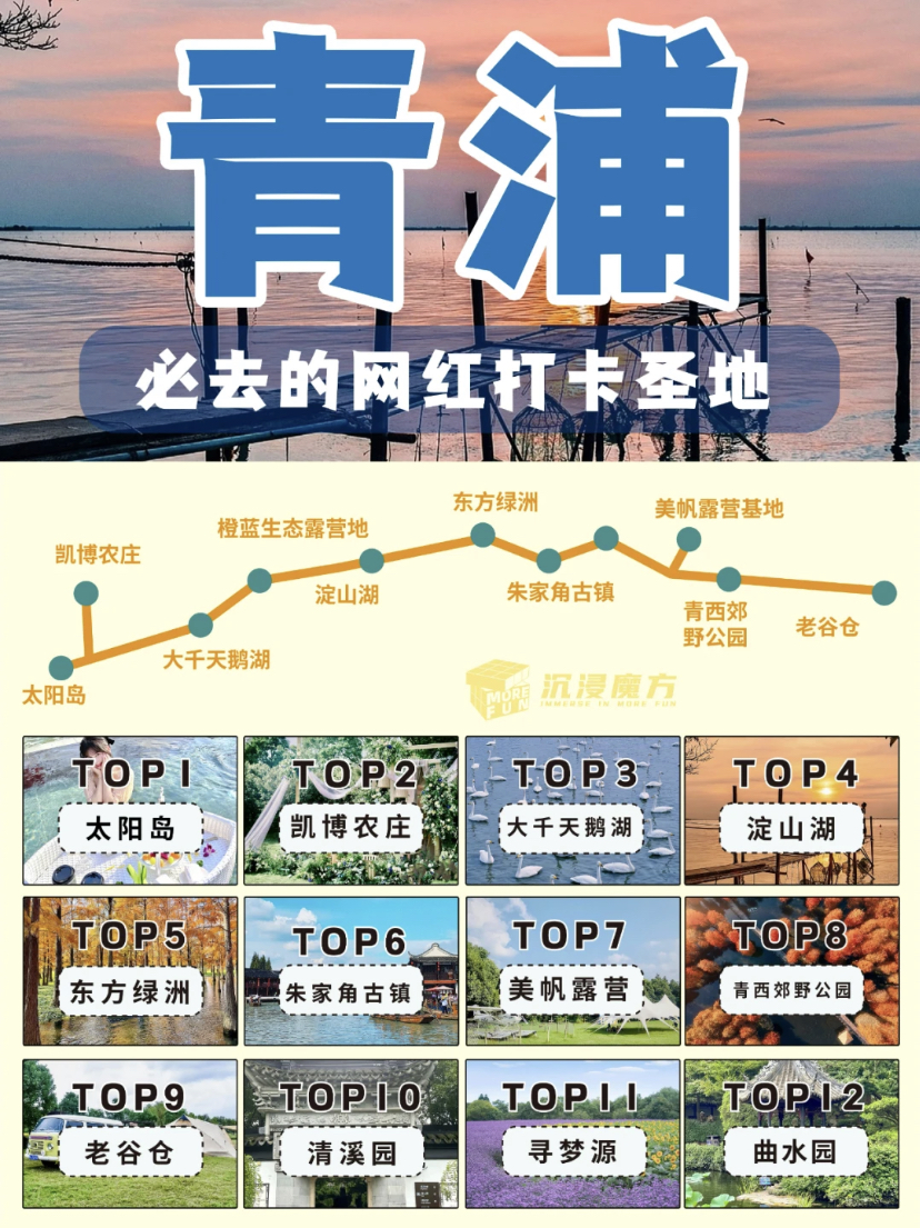 上海团建青浦9个必打卡好去处