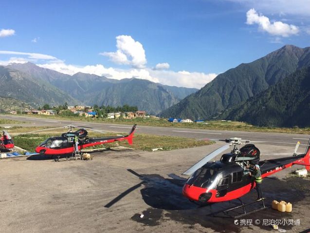 尼泊尔博卡拉安娜普尔纳ABC大本营直升机