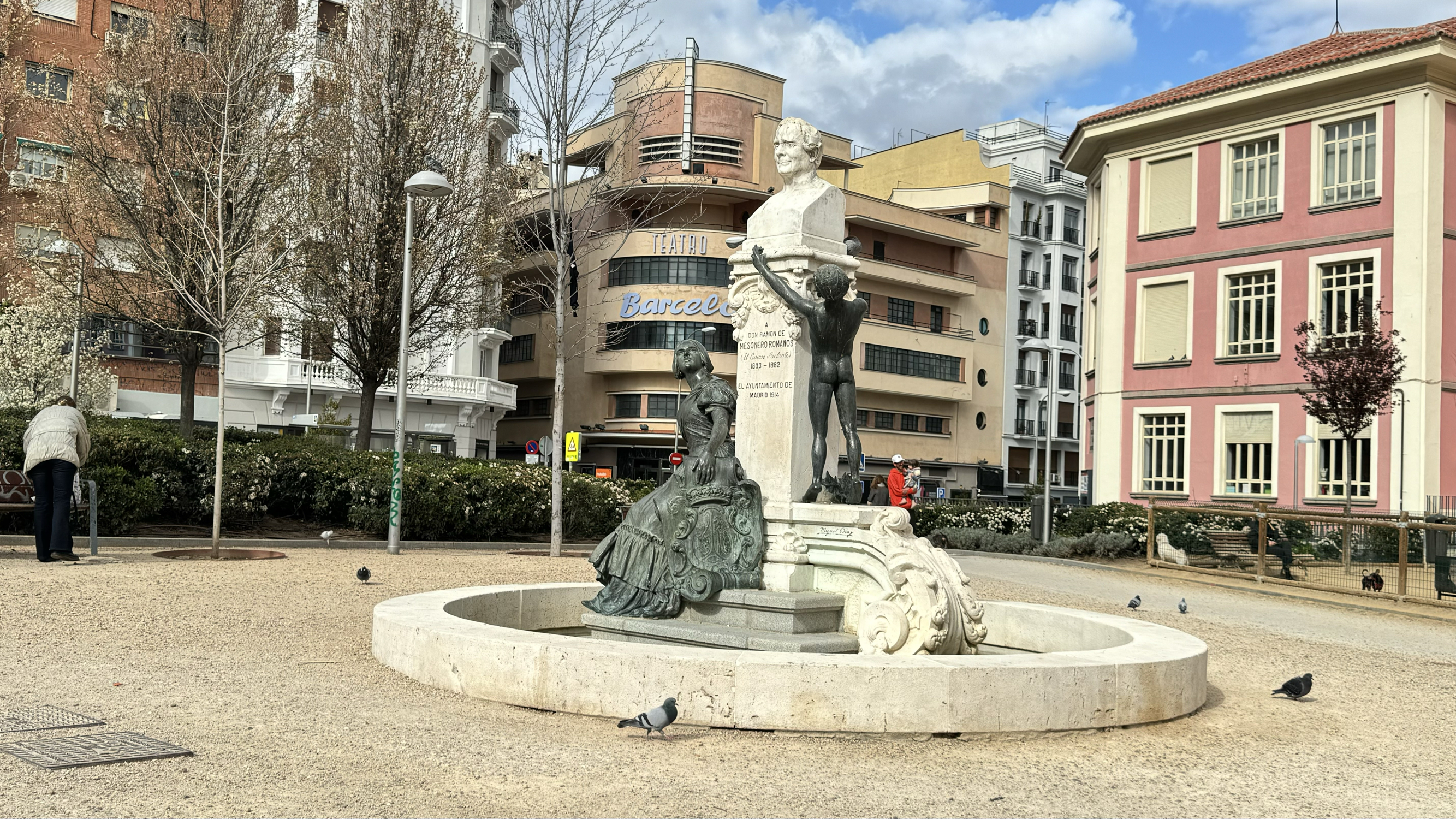 马德里唐·拉蒙·德·梅索内罗斯·罗马诺斯纪念碑Monumen