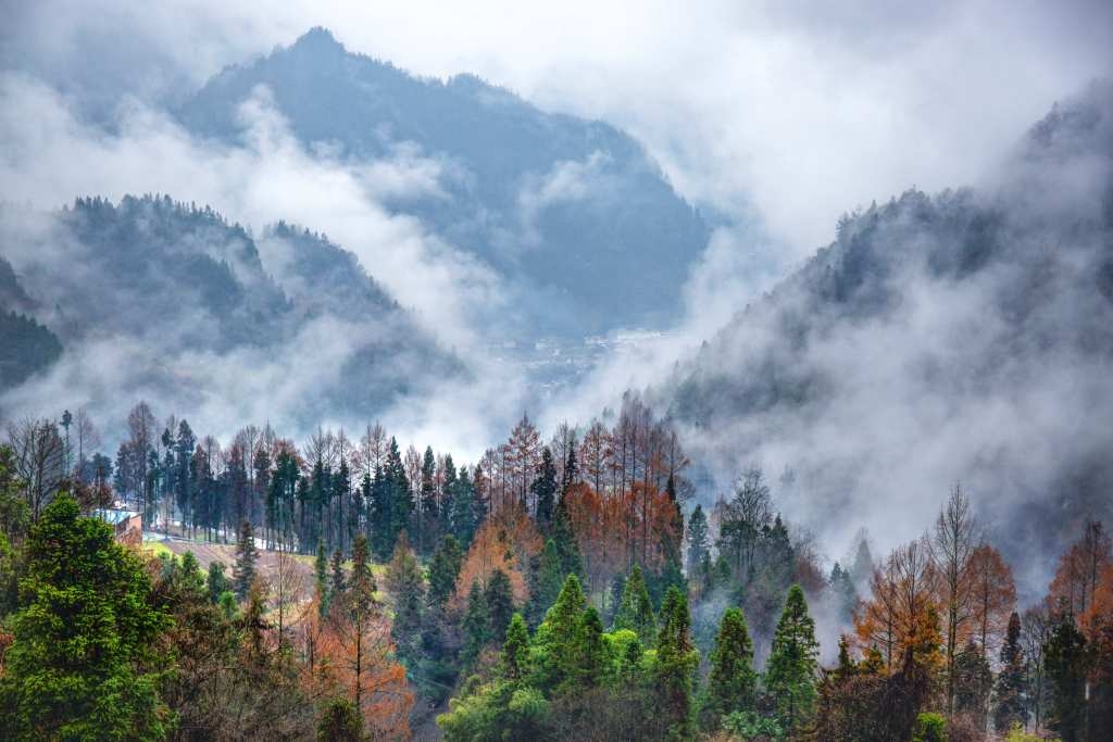 大山里的仙境！