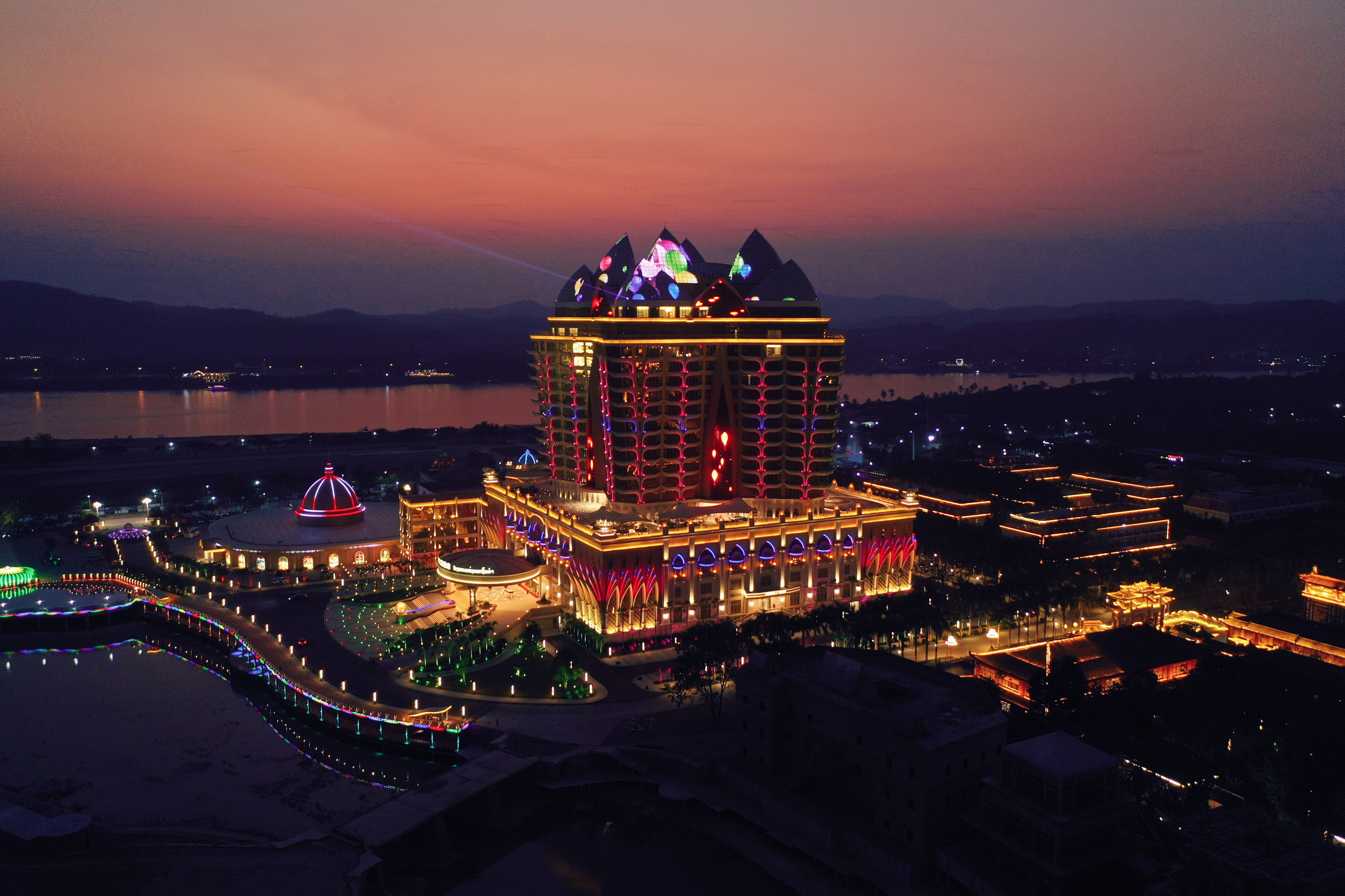老挝金三角博胶经济特区竟然有五星级酒店