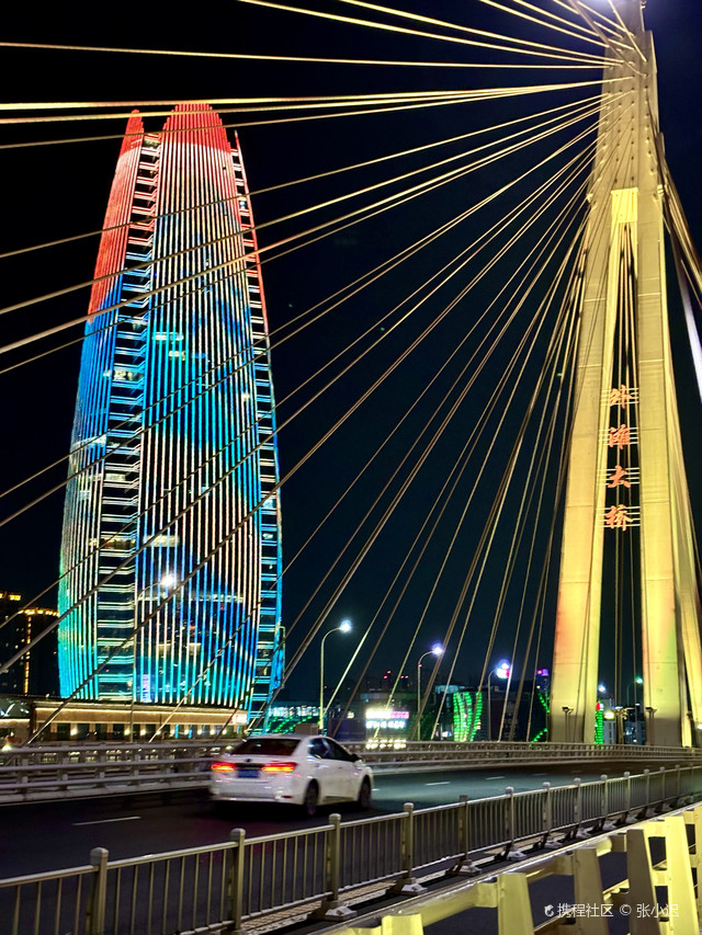 宁波市区里很漂亮的一座大桥