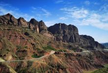 康家石门子岩画景点图片