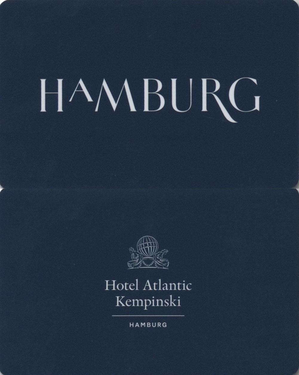 凯宾斯基酒店集团-德国汉堡大西洋凯宾斯基酒店房卡