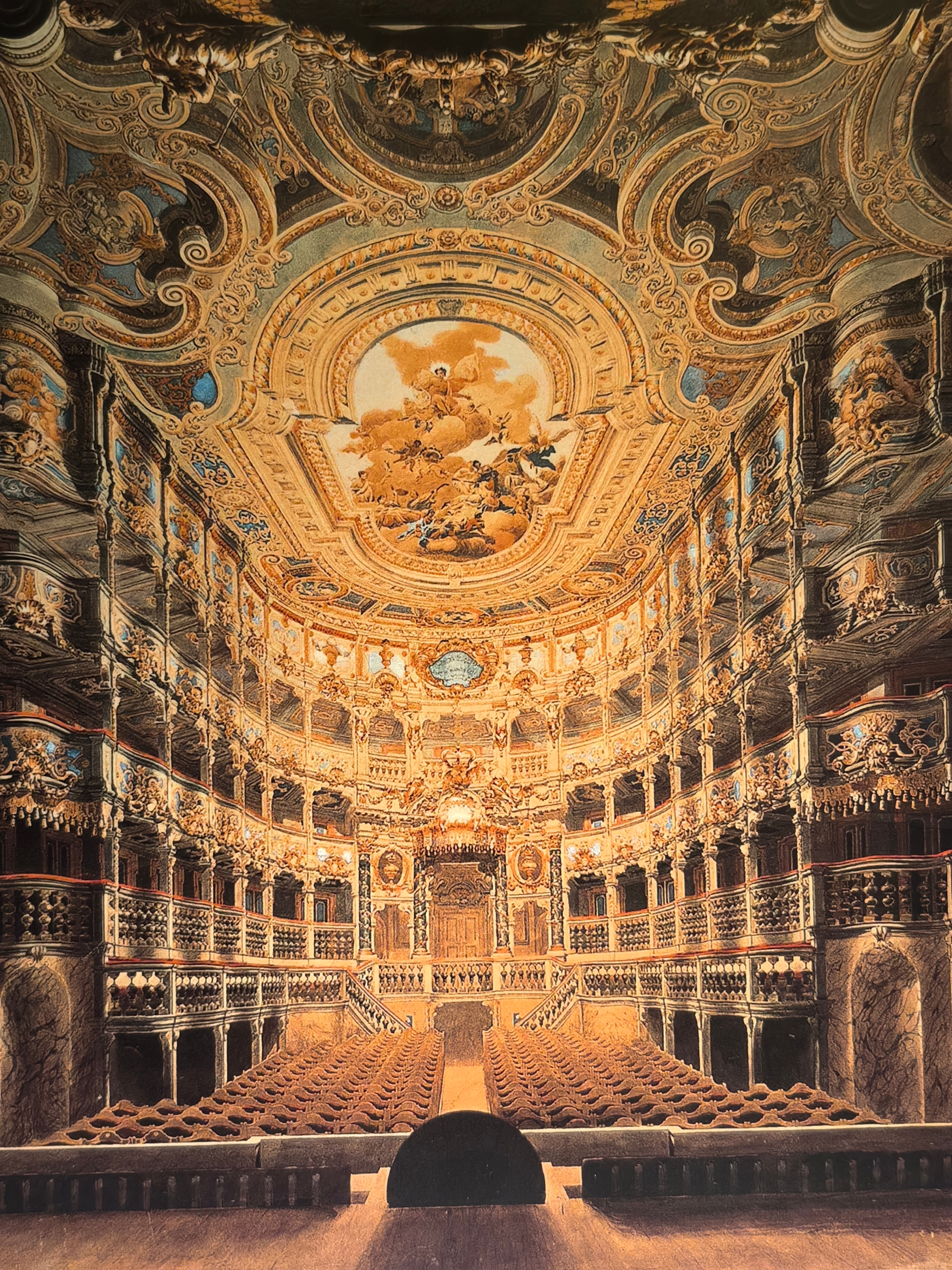 世界文化遗产德国拜罗伊特侯爵歌剧院