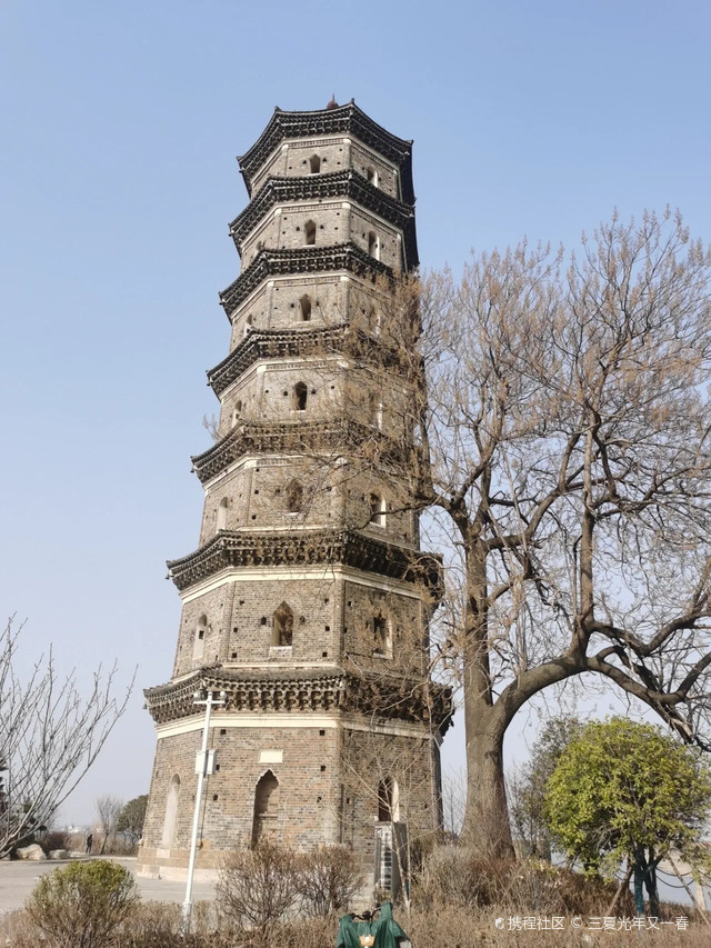 安徽马鞍山金柱塔|马鞍山标志性古建筑之一