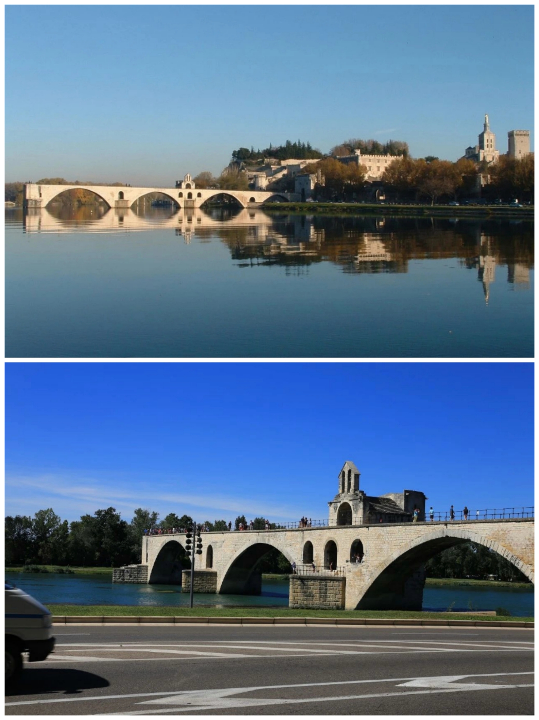 罗纳河下游唯一的一座桥——圣贝内泽桥