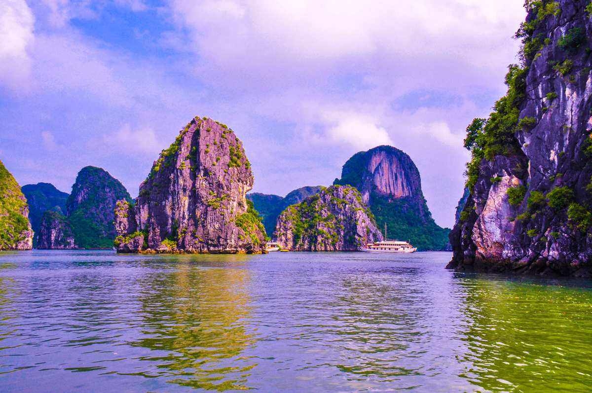 越南下龙湾的风景