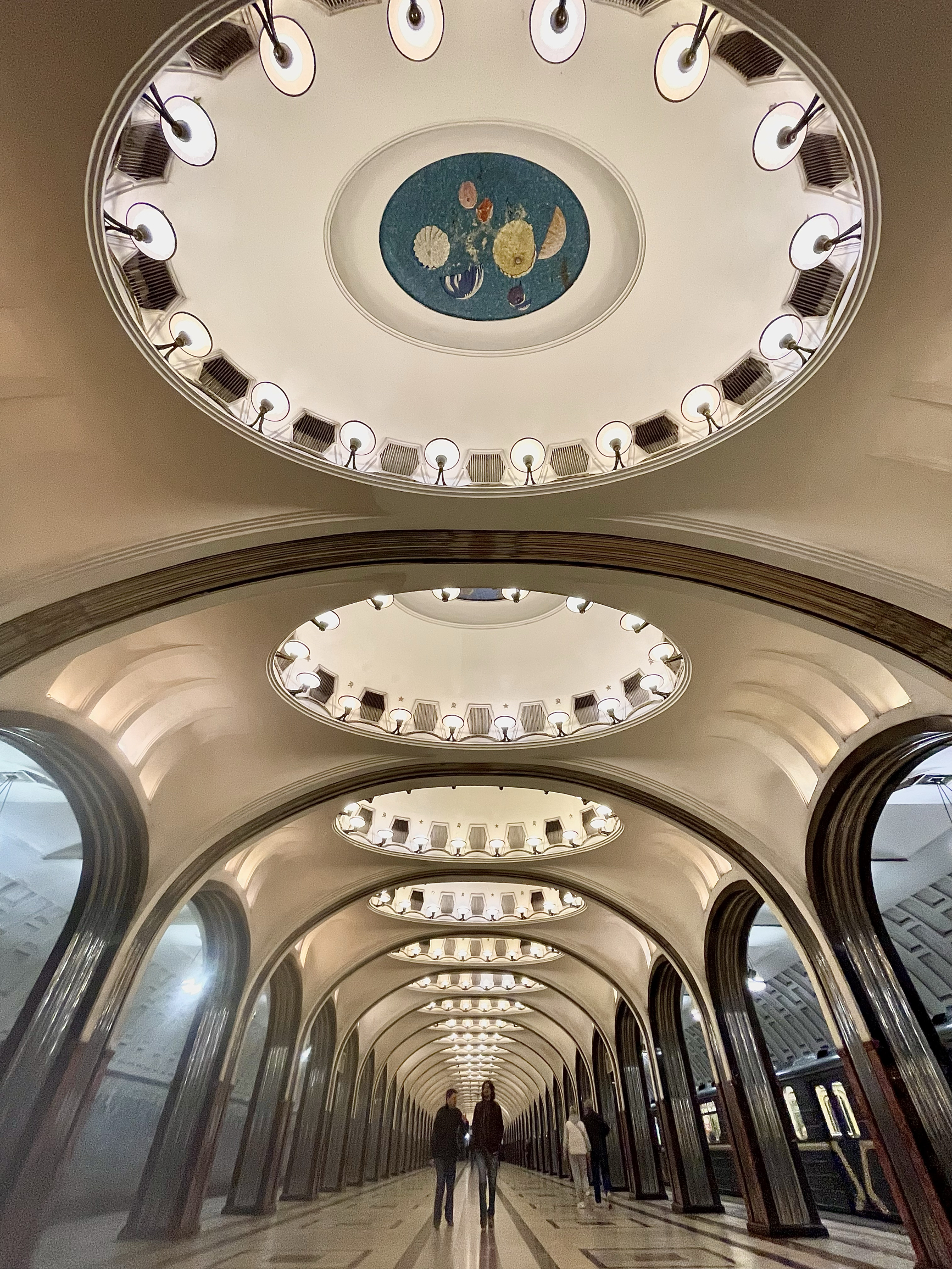 莫斯科地铁真漂亮！