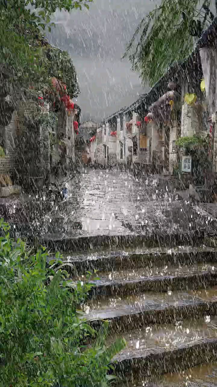 下雨的美丽！