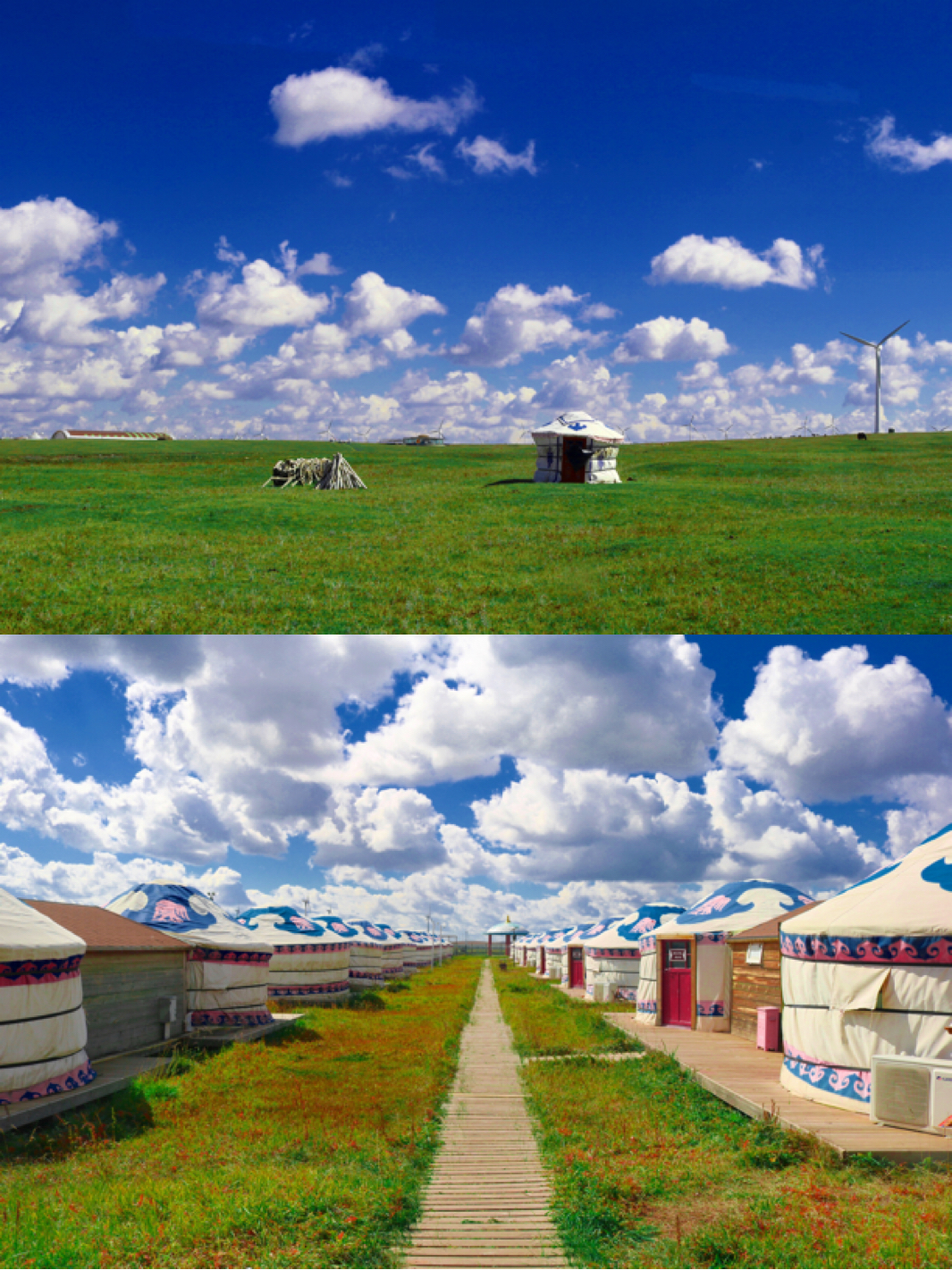 一定要去一趟内蒙古，辉腾锡勒草原感受圣洁的蒙古包
