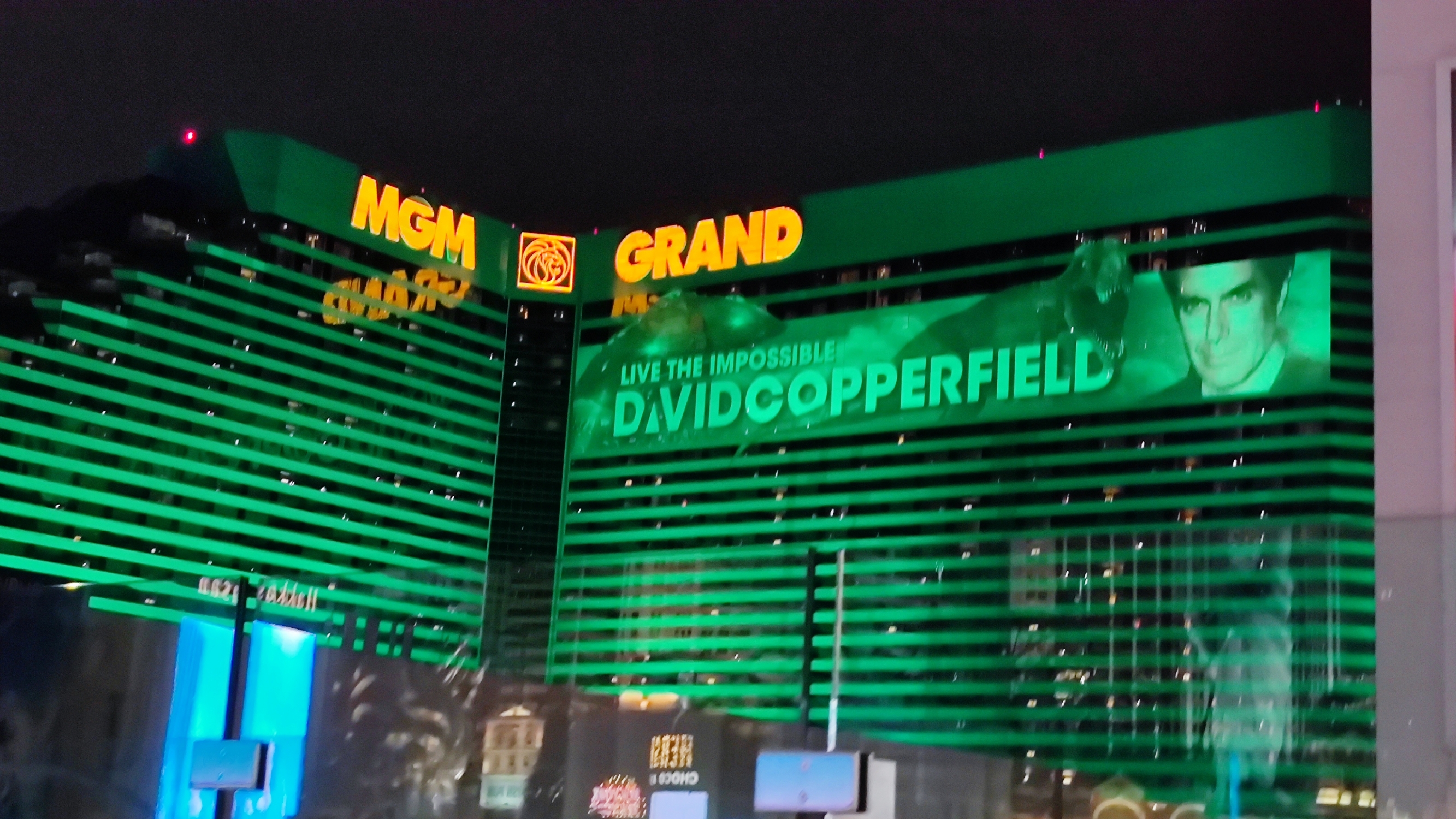 在拉斯维加斯MGM GRAND酒店体验大卫科波菲尔魔术秀