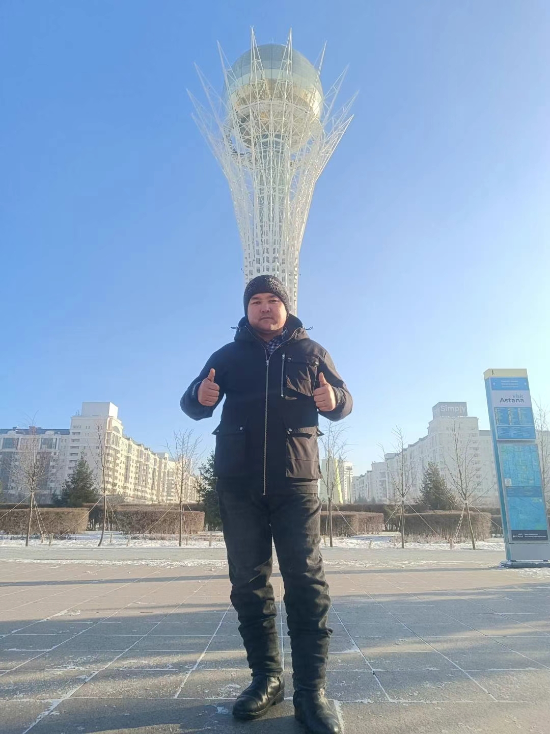 去年去过哈萨克斯坦首都阿斯塔纳