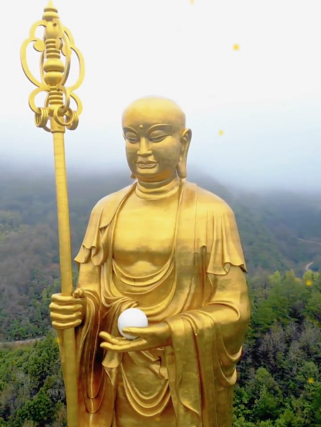 世界上最大的地藏王铜像，南无弥陀佛