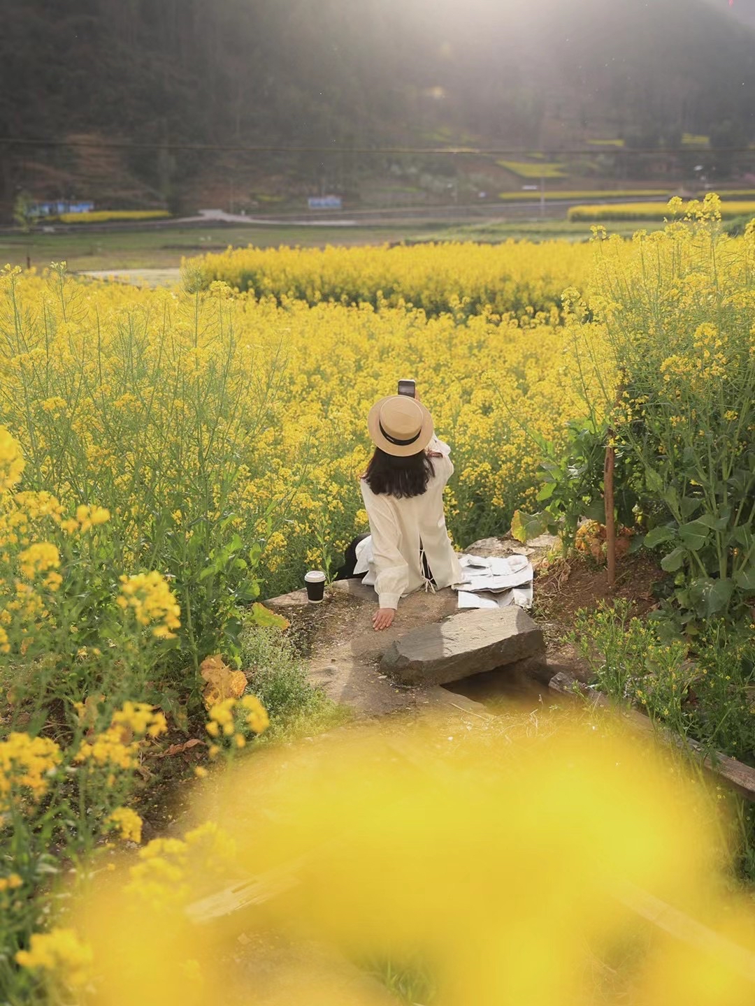 西安周边游｜油菜花是春天的诗🌼 陕西小瑞士镇巴旅游攻略  让我看看谁还没拍到油菜花海？？？油菜花田是