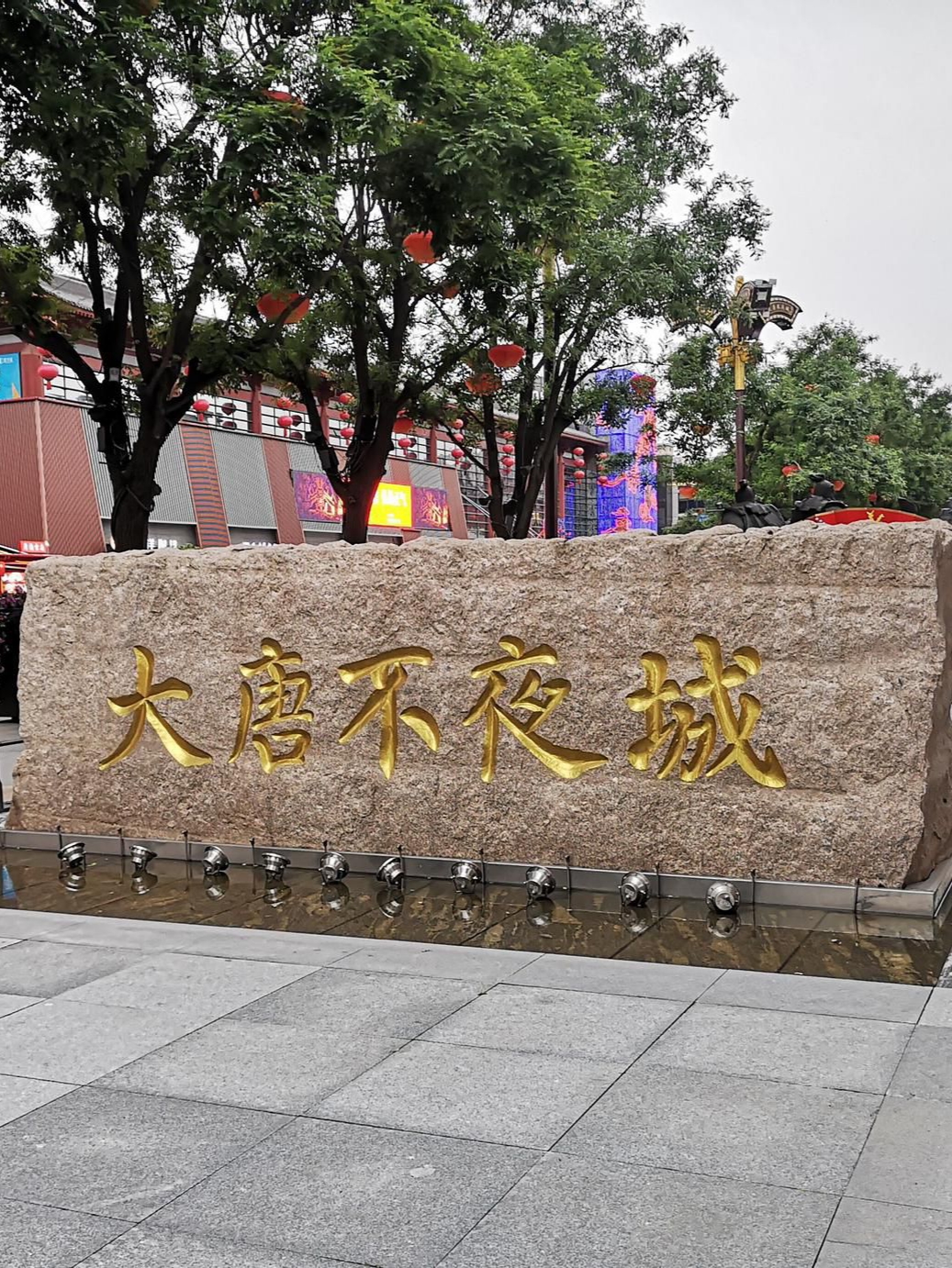 #西安必打卡 西安大唐不夜城是一个集购物、餐饮、娱乐、休闲、旅游、商务为一体的景区，位于陕西省西安市