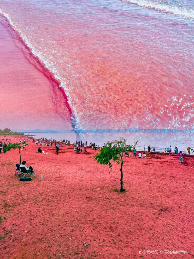 浪漫沙滩地,小马尔代夫粉色沙滩,这里的粉色沙滩全国独一无二|打卡