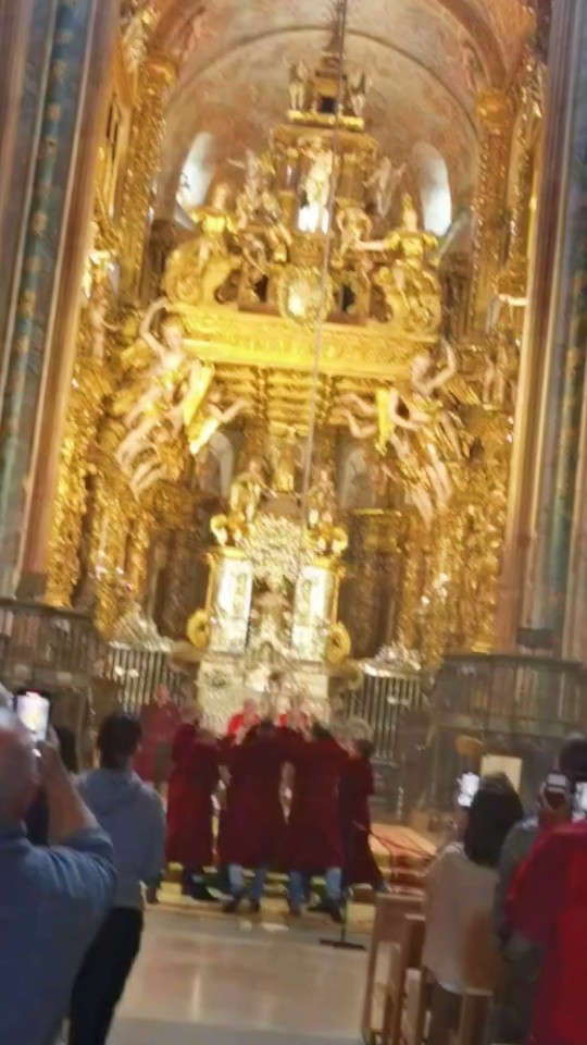 圣地亚哥大教堂的特别仪式