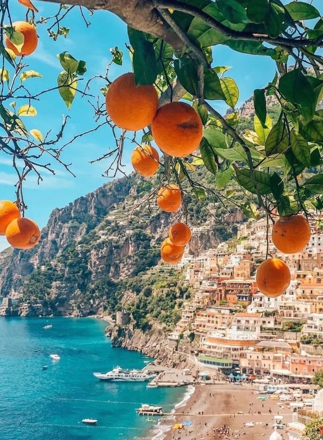意大利阿马尔菲海岸️⛱️明信片般的Positano
