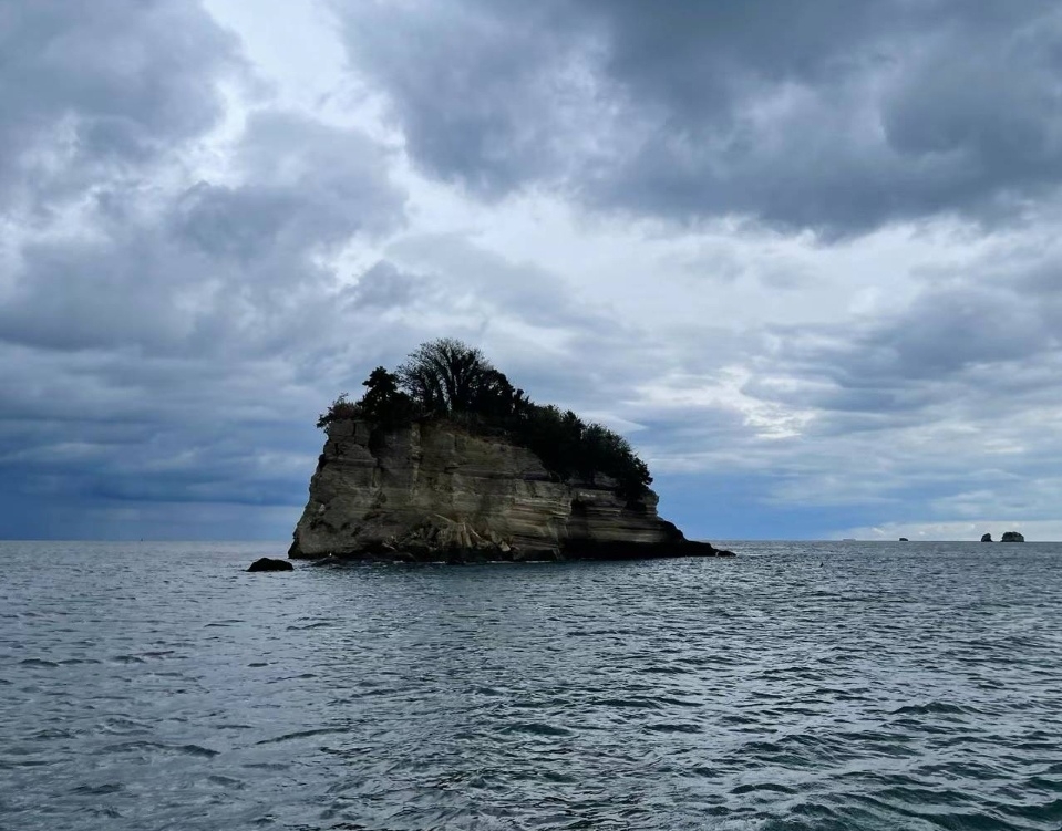 游日本三景之一的松岛，吹海风，看怪石，听涛声。