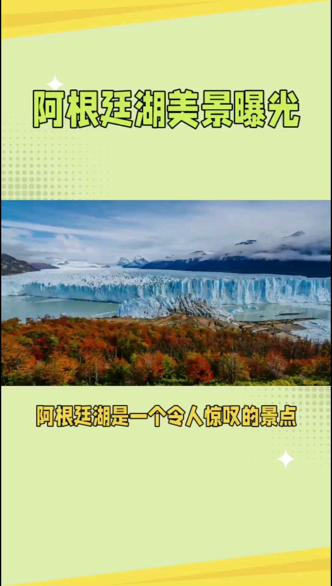 阿根廷湖：自然美景与生物多样性的完美结合