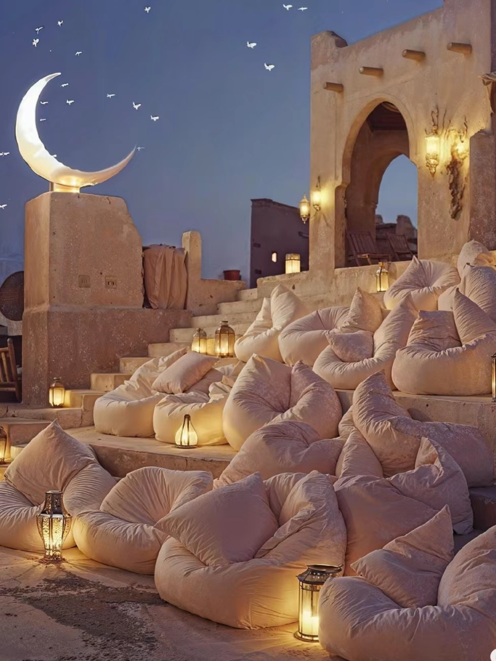 “枕着月亮入睡！迪拜洞穴野奢度假酒店”🌙💫