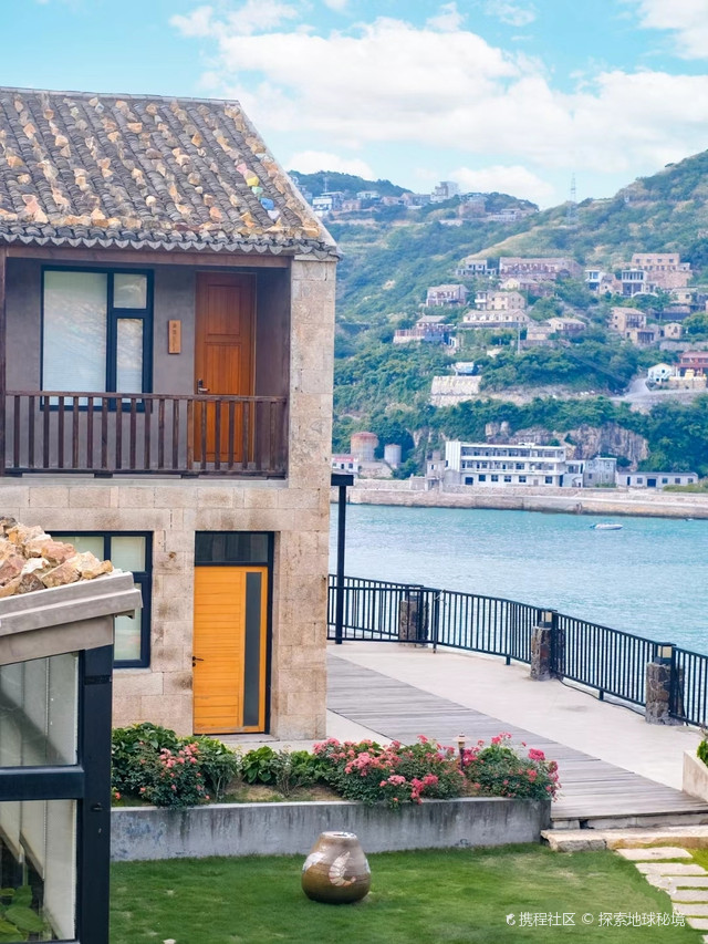 78今年去不了巴厘岛,那一定要来这家台州石塘海边民宿,假装在国外