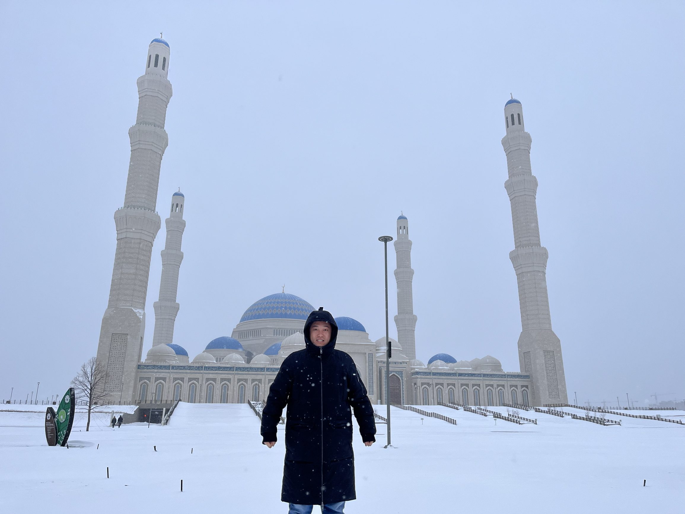 哈萨克的大雪