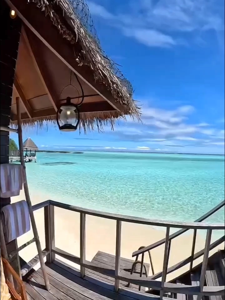 马尔代夫不用滤镜也超美的玻璃海