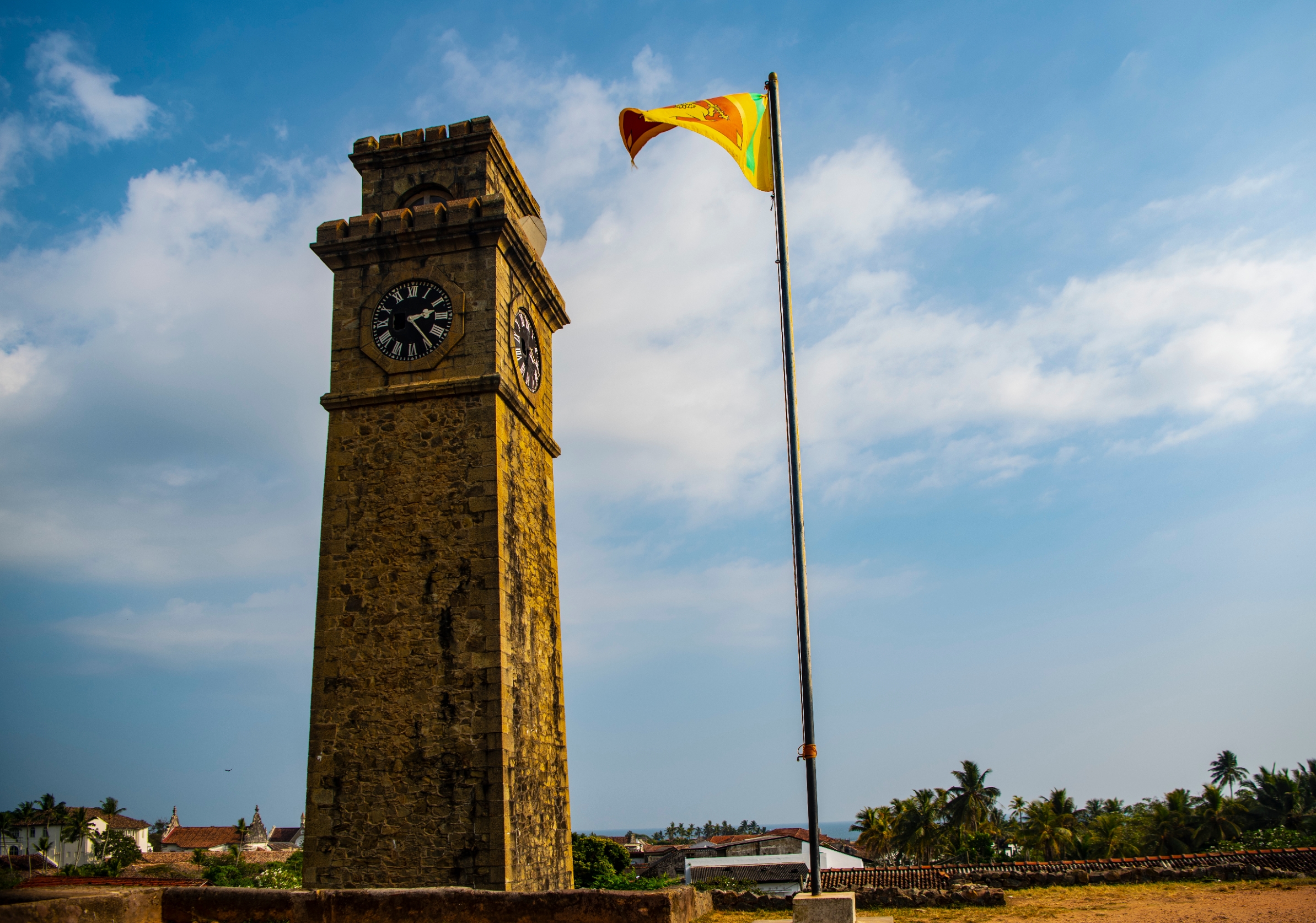 斯里兰卡加勒古城钟楼