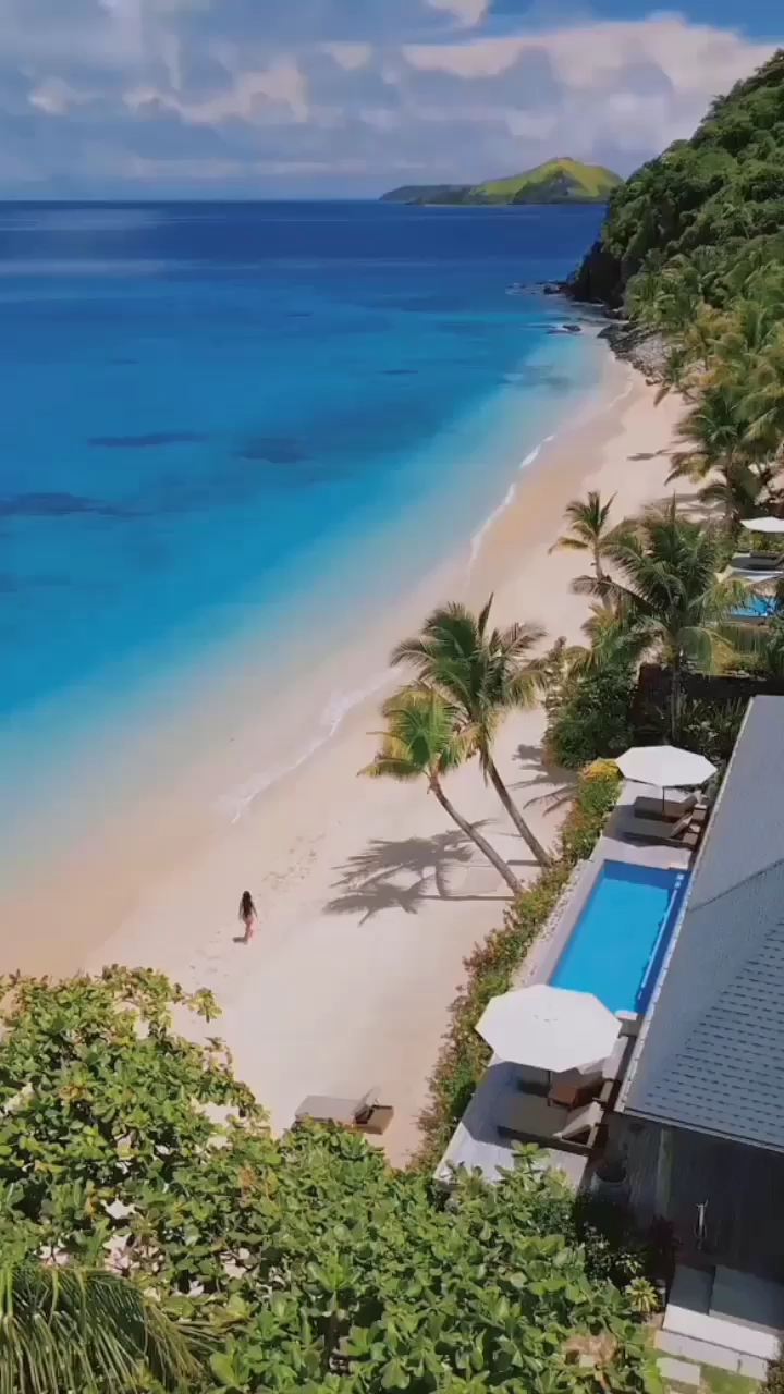 真想在这里直接躺平，不用管家里那摊破事 斐济Kokomo私人岛，全球排名top5度假村，提供隐秘，舒