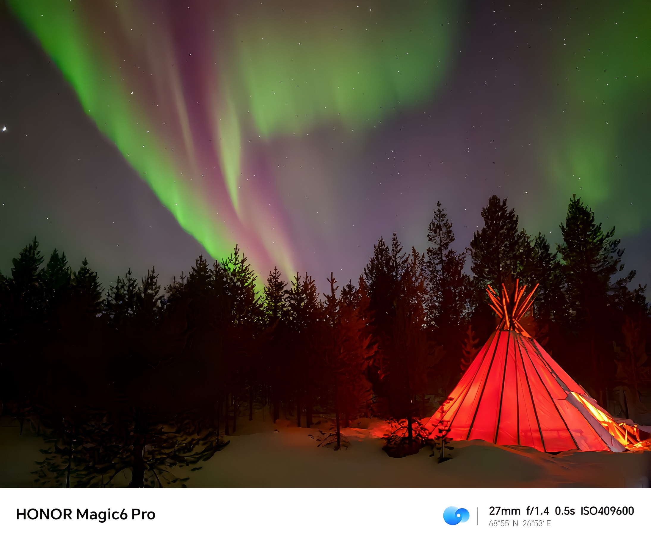 芬兰的拉普兰地区，是冬季观赏极光的好地方。晴朗的夜空，满天的繁星，飞舞的精灵，绝对是一场美妙的视觉盛