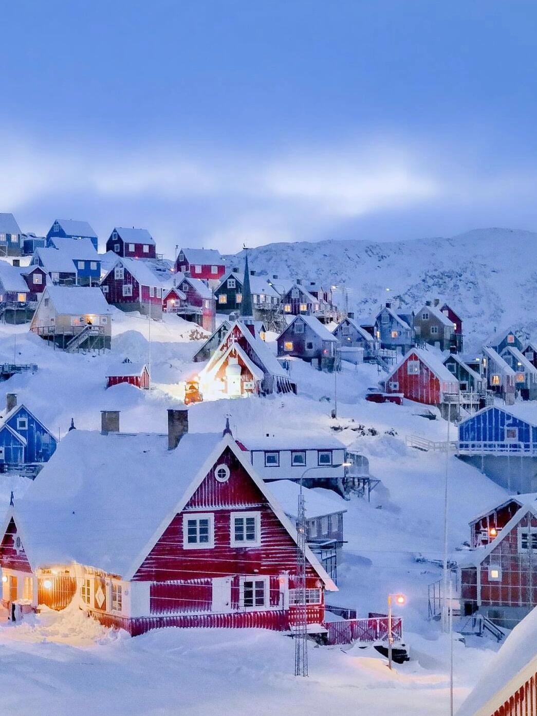 走进格陵兰岛🧊仿佛穿越时空的边界！！